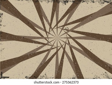 Grunge background with a star