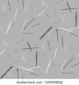 Grunge Background with Stripes. Abstract Scratched Texture with Dry Brush Strokes. Scribbled Grunge Rapport for Tablecloth, Shirt, Dress. Rustic Vector Background with Stripes
