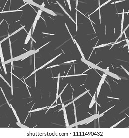 Grunge Background with Stripes. Abstract Scratched Texture with Brush Strokes. Scribbled Grunge Motif for Cloth, Shirt, Curtains. Rustic Vector Background with Stripes