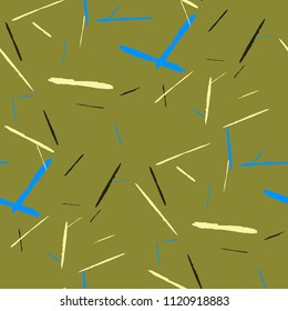 Grunge Background with Stripes. Abstract Scratched Texture with Dry Brush Strokes. Scribbled Grunge Rapport for Cloth, Shirt, Curtains. Retro Vector Background