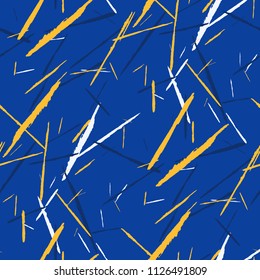 Grunge Background with Stripes. Abstract Scratched Texture with Brush Strokes. Scribbled Grunge Pattern for Cloth, Cotton, Curtains. Retro Vector Background