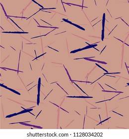 Grunge Background with Stripes. Abstract Scratched Texture with Brush Strokes. Scribbled Grunge Motif for Tablecloth, Wallpaper, Linen. Retro Vector Background