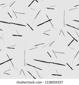 Grunge Background with Stripes. Abstract Scratched Texture with Brush Strokes. Scribbled Grunge Rapport for Tablecloth, Wallpaper, Linen. Rustic Vector Background with Stripes
