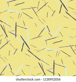 Grunge Background with Stripes. Abstract Scratched Texture with Brush Strokes. Scribbled Grunge Motif for Cloth, Cotton, Curtains. Trendy Vector Background