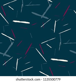 Grunge Background with Stripes. Abstract Scratched Texture with Brush Strokes. Scribbled Grunge Rapport for Tablecloth, Wallpaper, Linen. Trendy Vector Background with Stripes