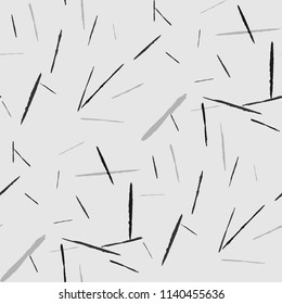 Grunge Background with Stripes. Abstract Scratched Texture with Dry Brush Strokes. Scribbled Grunge Rapport for Cloth, Shirt, Curtains. Rustic Vector Background
