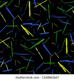 Grunge Background with Stripes. Abstract Scratched Texture with Dry Brush Strokes. Scribbled Grunge Pattern for Tablecloth, Wallpaper, Linen. Rustic Vector Background