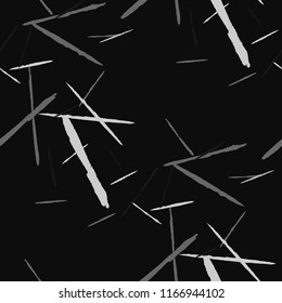 Grunge Background with Stripes. Abstract Scratched Texture with Brush Strokes. Scribbled Grunge Motif for Cloth, Shirt, Curtains. Trendy Vector Background with Stripes