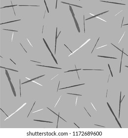 Grunge Background with Stripes. Abstract Scratched Texture with Dry Brush Strokes. Scribbled Grunge Motif for Cloth, Shirt, Dress. Rustic Vector Background with Stripes