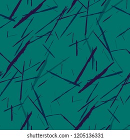 Grunge Background with Stripes. Abstract Scratched Texture with Brush Strokes. Scribbled Grunge Pattern for Tablecloth, Wallpaper, Linen. Retro Vector Background