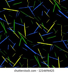 Grunge Background with Stripes. Abstract Scratched Texture with Dry Brush Strokes. Scribbled Grunge Pattern for Chintz, Wallpaper, Linen. Trendy Vector Background with Stripes