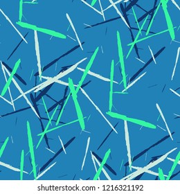 Grunge Background with Stripes. Abstract Scratched Texture with Brush Strokes. Scribbled Grunge Rapport for Cloth, Cotton, Curtains. Rustic Vector Background with Stripes