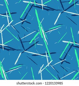 Grunge Background with Stripes. Abstract Scratched Texture with Brush Strokes. Scribbled Grunge Pattern for Tablecloth, Wallpaper, Dress. Retro Vector Background