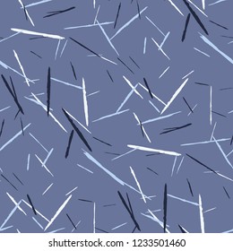 Grunge Background with Stripes. Abstract Scratched Texture with Brush Strokes. Scribbled Grunge Pattern for Cloth, Cotton, Curtains. Rustic Vector Background with Stripes