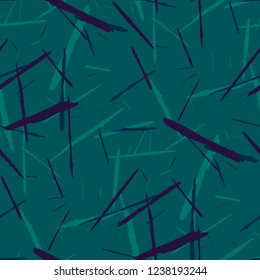 Grunge Background with Stripes. Abstract Scratched Texture with Dry Brush Strokes. Scribbled Grunge Pattern for Tablecloth, Shirt, Dress. Rustic Vector Background
