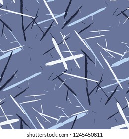 Grunge Background with Stripes. Abstract Scratched Texture with Brush Strokes. Scribbled Grunge Rapport for Tablecloth, Shirt, Dress. Retro Vector Background