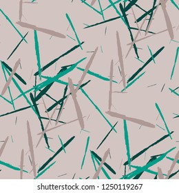 Grunge Background with Stripes. Abstract Scratched Texture with Brush Strokes. Scribbled Grunge Rapport for Cloth, Cotton, Curtains. Trendy Vector Background with Stripes