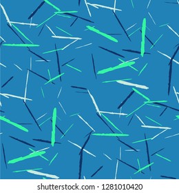 Grunge Background with Stripes. Abstract Scratched Texture with Brush Strokes. Scribbled Grunge Rapport for Chintz, Calico, Linen. Retro Vector Background with Stripes