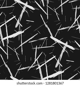 Grunge Background with Stripes. Abstract Scratched Texture with Dry Brush Strokes. Scribbled Grunge Rapport for Cloth, Shirt, Curtains. Trendy Vector Background