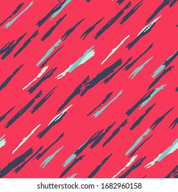 Grunge Background with Stripes. Abstract Scratched Texture with Ragged Brushstrokes. Scribbled Grunge Rapport for Dress, Paper, Tablecloth. Trendy Vector Background