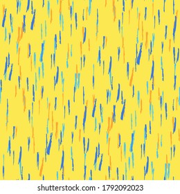 Grunge Background with Stripes. Abstract Scratched Texture with Ragged Brushstrokes. Scribbled Grunge Rapport for Cotton, Calico, Textile. Rustic Vector Background with Stripes