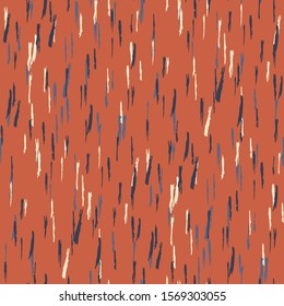 Grunge Background with Stripes. Abstract Texture with Horizontal Dry Brush Strokes Scribbled Grunge Pattern for Calico, Print, Textile. Retro Vector Background