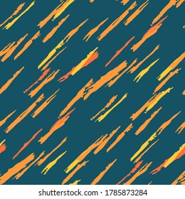 Grunge fondo con rayas. Textura abstracta con brotes horizontales, verticales, diagonales secos de pincel en forma de Grunge resquebrajado para Chintz, Linen, Papel. Fondo de vectores a la moda con rayas
