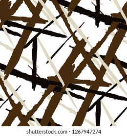 Grunge Background with Stripes. Bright Seamless Texture