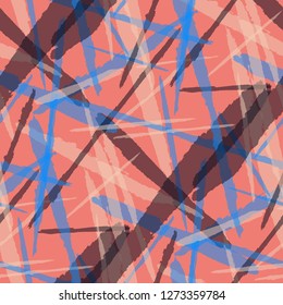 Grunge Background with Stripes. Bright Seamless Texture