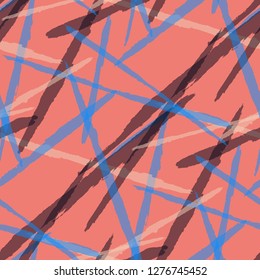 Grunge Background with Stripes. Bright Seamless Texture