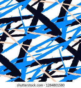 Grunge Background with Stripes. Bright Seamless Texture
