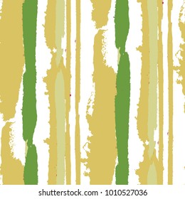 Grunge Background with Stripes. Painted Lines. Texture with Vertical Dry Brush Strokes. Scribbled Grunge Pattern for Cloth, Fabric, Textile. Trendy Vector Background