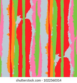 Grunge Background with Stripes. Painted Lines. Texture with Vertical Dry Brush Strokes. Scribbled Grunge Rapport for Linen, Fabric, Wallpaper. Retro Vector Background with Stripes