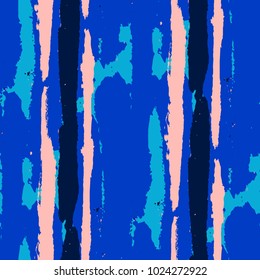 Grunge Background with Stripes. Painted Lines. Texture with Vertical Dry Brush Strokes. Scribbled Grunge Rapport for Linen, Fabric, Textile. Retro Vector Background with Stripes