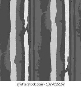 Grunge Background with Stripes. Painted Lines. Texture with Vertical Dry Brush Strokes. Scribbled Grunge Pattern for Cloth, Swimwear, Textile. Retro Vector Background