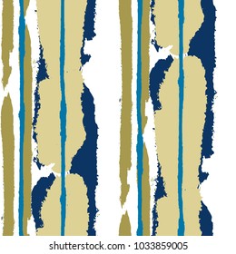 Grunge Background with Stripes. Painted Lines. Texture with Vertical Brush Strokes. Scribbled Grunge Rapport for Sportswear, Paper, Cloth. Trendy Vector Background with Stripes