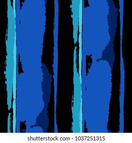 Grunge Background with Stripes. Painted Lines. Texture with Vertical Dry Brush Strokes. Scribbled Grunge Pattern for Cloth, Fabric, Textile. Trendy Vector Background with Stripes