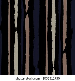 Grunge Background with Stripes. Painted Lines. Texture with Vertical Brush Strokes. Scribbled Grunge Rapport for Cloth, Fabric, Textile. Retro Vector Background with Stripes