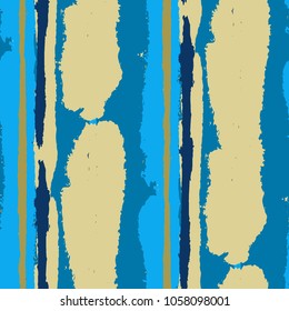 Grunge Background with Stripes. Painted Lines. Texture with Vertical Dry Brush Strokes. Scribbled Grunge Motif for Sportswear, Paper, Cloth. Trendy Vector Background