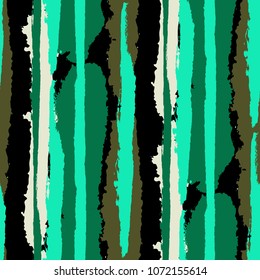 Grunge Background with Stripes. Painted Lines. Texture with Vertical Brush Strokes. Scribbled Grunge Rapport for Sportswear, Fabric, Wallpaper. Trendy Vector Background