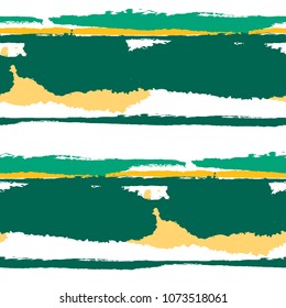 Grunge Background with Stripes. Painted Lines. Texture with Horizontal Dry Brush Strokes. Scribbled Grunge Motif for Linen, Fabric, Textile. Retro Vector Background with Stripes