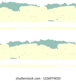 Grunge Background with Stripes. Painted Lines. Texture with Horizontal Dry Brush Strokes. Scribbled Grunge Motif for Linen, Fabric, Textile. Retro Vector Background with Stripes