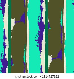 Grunge Background with Stripes. Painted Lines. Texture with Vertical Dry Brush Strokes. Scribbled Grunge Pattern for Sportswear, Fabric, Wallpaper. Retro Vector Background