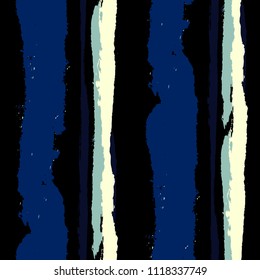Grunge Background with Stripes. Painted Lines. Texture with Vertical Dry Brush Strokes. Scribbled Grunge Rapport for Sportswear, Paper, Cloth. Trendy Vector Background