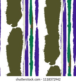 Grunge Background with Stripes. Painted Lines. Texture with Vertical Dry Brush Strokes. Scribbled Grunge Rapport for Linen, Fabric, Wallpaper. Retro Vector Background with Stripes