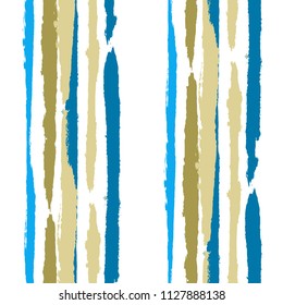 Grunge Background with Stripes. Painted Lines. Texture with Vertical Brush Strokes. Scribbled Grunge Rapport for Sportswear, Paper, Cloth. Retro Vector Background