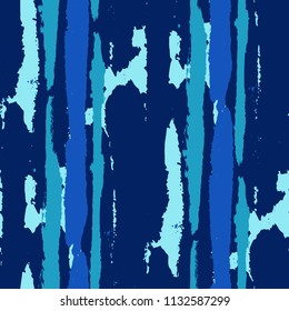 Grunge Background with Stripes. Painted Lines. Texture with Vertical Dry Brush Strokes. Scribbled Grunge Motif for Cloth, Fabric, Textile. Retro Vector Background with Stripes