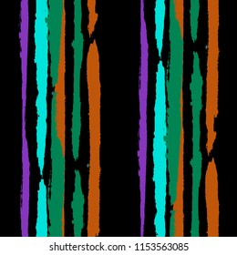 Grunge Background with Stripes. Painted Lines. Texture with Vertical Brush Strokes. Scribbled Grunge Rapport for Sportswear, Paper, Cloth. Retro Vector Background with Stripes