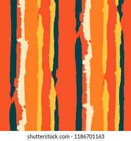 Grunge Background with Stripes. Painted Lines. Texture with Vertical Dry Brush Strokes. Scribbled Grunge Pattern for Sportswear, Fabric, Cloth. Rustic Vector Background with Stripes