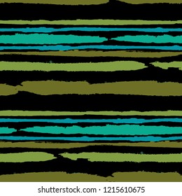 Grunge Background with Stripes. Painted Lines. Texture with Horizontal Brush Strokes. Scribbled Grunge Rapport for Sportswear, Fabric, Cloth. Trendy Vector Background